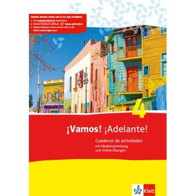 ¡Vamos! ¡Adelante! 4. Cuaderno de actividades mit Mediensammlung und Online-Übungen, Set von , Klett Schulbuchverlag, 978-3-12-536051-8