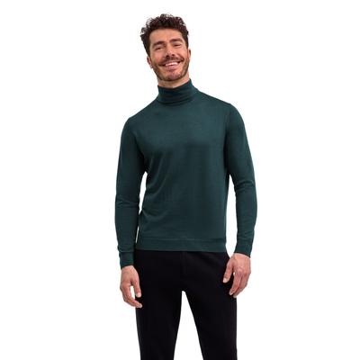 Strickpullover FALKE "Ultrafine Merino Wool", Herren, Gr. XL, forest (7450), Pullover Strickpullover