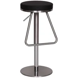 FineBuy Barhocker Edelstahl Design Barstuhl Tresenstuhl Modern Bistrohocker