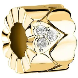 Morellato - Gold-plated bead Heart with crystals Drops SCZ1401