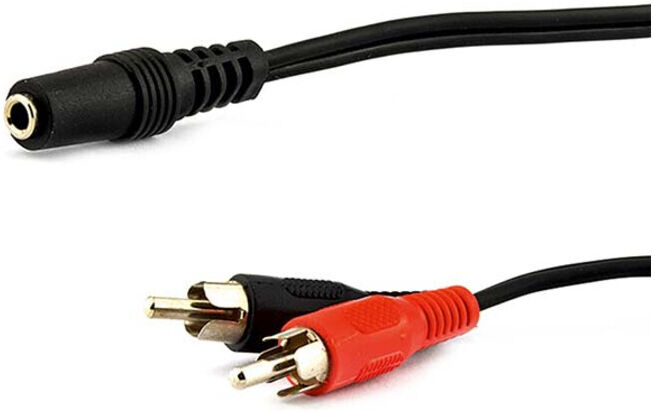 E+P Elektrik Câble adaptateur stéréo 0,2 m B132/02 (8701128)
