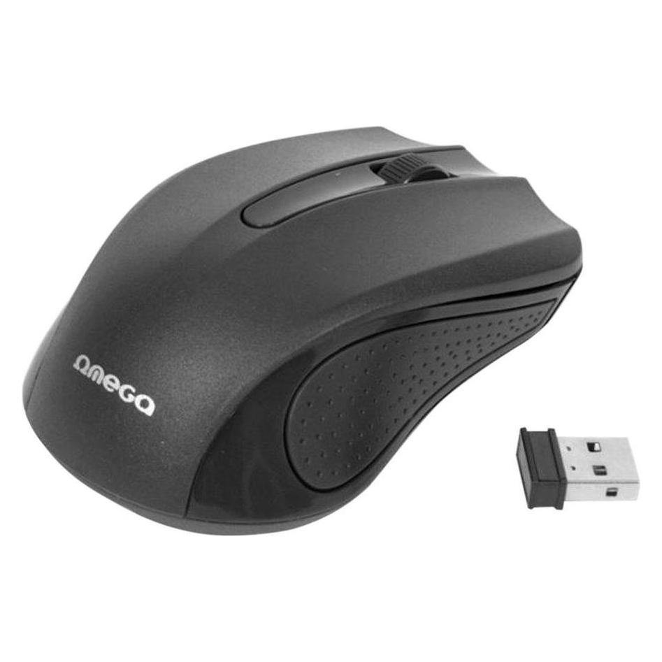 Omega OM-419 mouse Ambidextrous RF Wireless Optical 1000 DPI (Kabellos) (OM0419B)