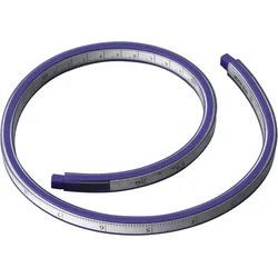 ALCO Kurvenlineal 30 cm blau