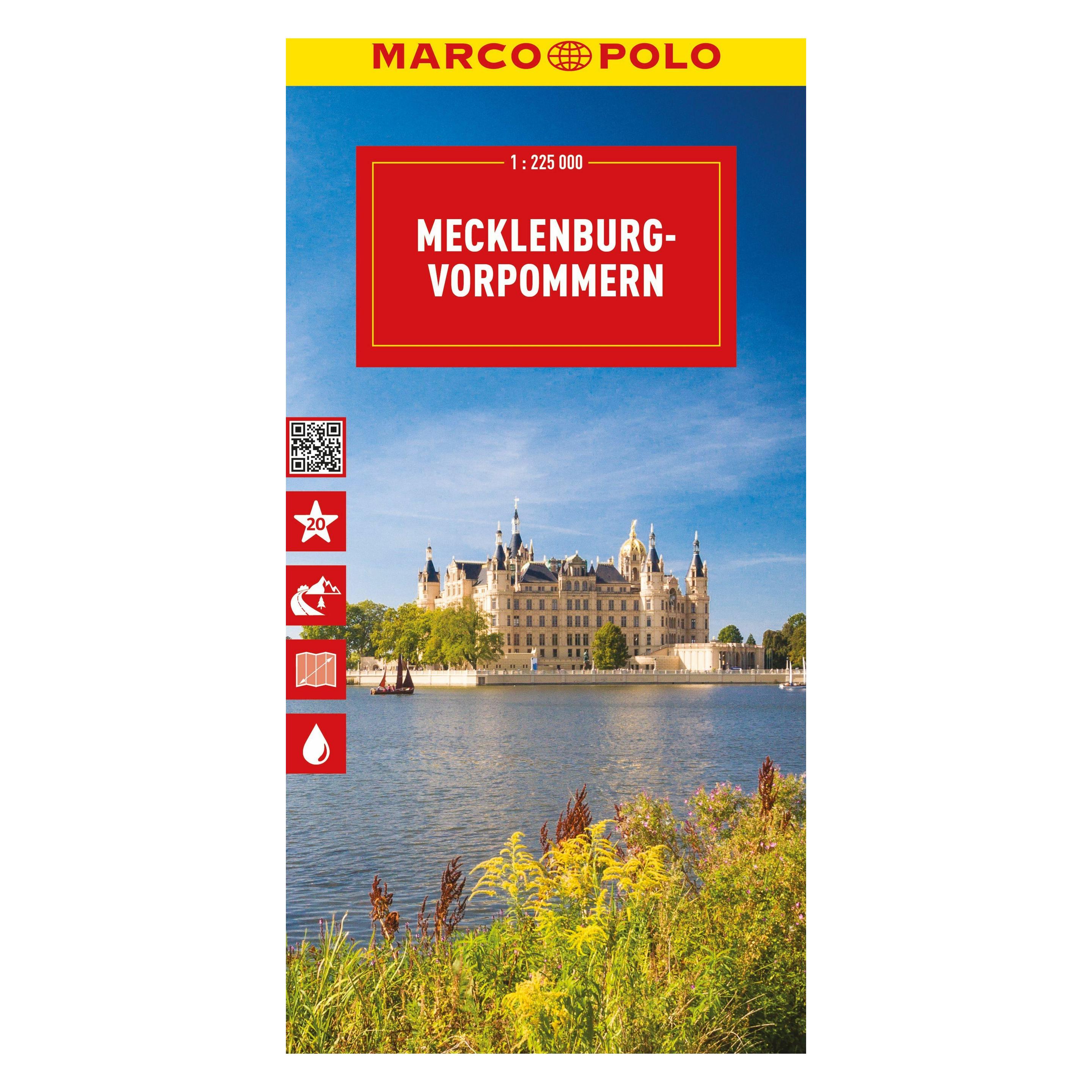 Marco Polo Reisekarte Deutschland 02 Mecklenburg-Vorpommern 1:200.000 (46319833)
