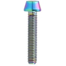 Titanschraube M6x25 konisch | oil slick