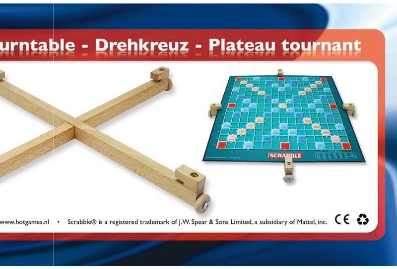 Croix tournante en bois pour jeux de société - HOT Games