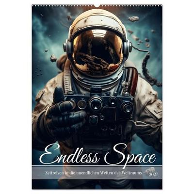 Endless Space - Zeitreisen in die unendlichen Weites des Weltraums (Wandkalender 2027 DIN A2 hoch), CALVENDO Monatskalender