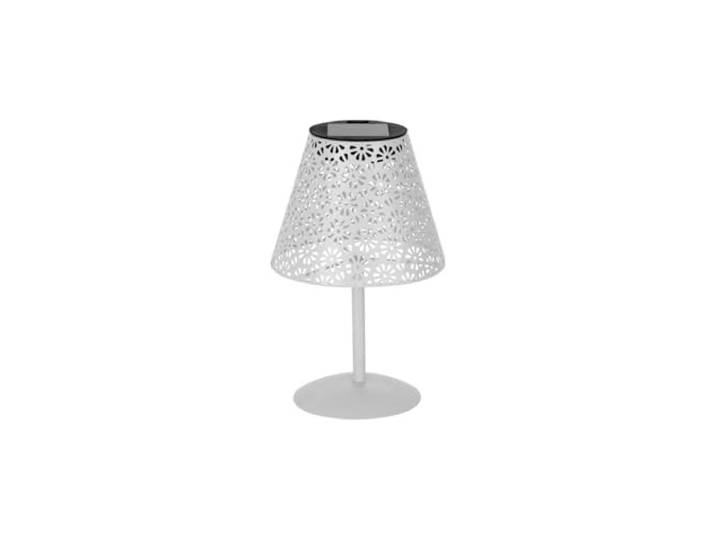 Eglo Lampe de table sans fil Z_Solar\, luminaire extérieur solaire éclairage balcon terrasse jardin\, métal blanc\, lumière blanche chaude