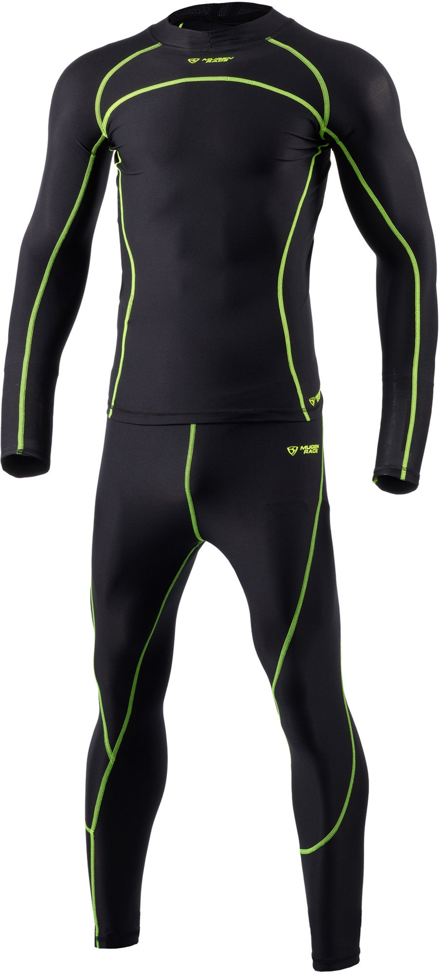 MUGENRACE Sottolineare 2-Teiler Unteranzug NS-MNR-9067-BLFY-M