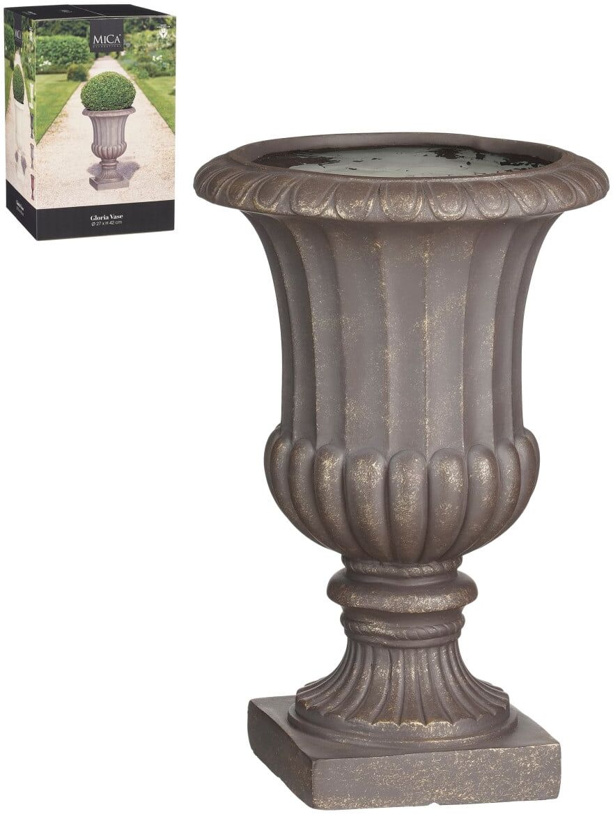 Mica Decorations Mica Vase Gloria 42 x 27 cm bronze