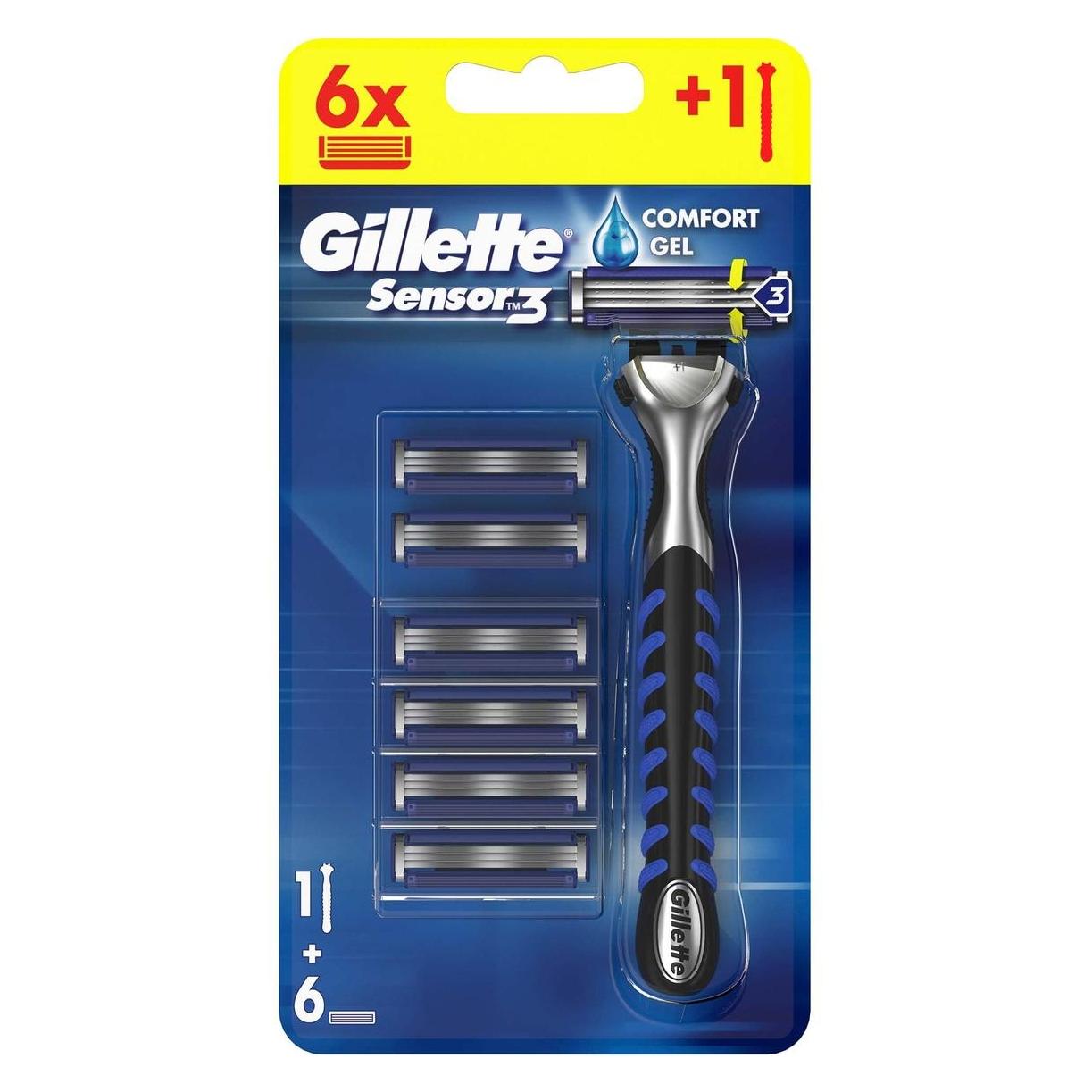 Gillette Venus Gillette - Sensor3 - Shaver + 6 heads (M) (33108516)