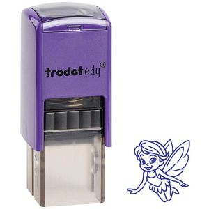 Trodat Motivstempel edy FIX Fee, aus Kunststoff, 1,9 x 1,9 cm, selbstfärbend, lila