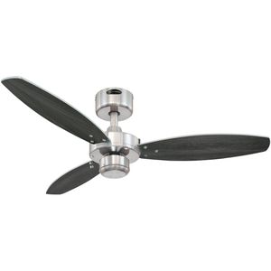 Westinghouse Deckenventilator Jet I 72289, Ø 105cm, Flügelfarbe wenge / silber