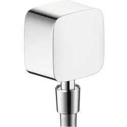HansGrohe Schlauchanschluss Fixfit DN15 chrom mit Kugelgelenk und Rückflussverhinderer