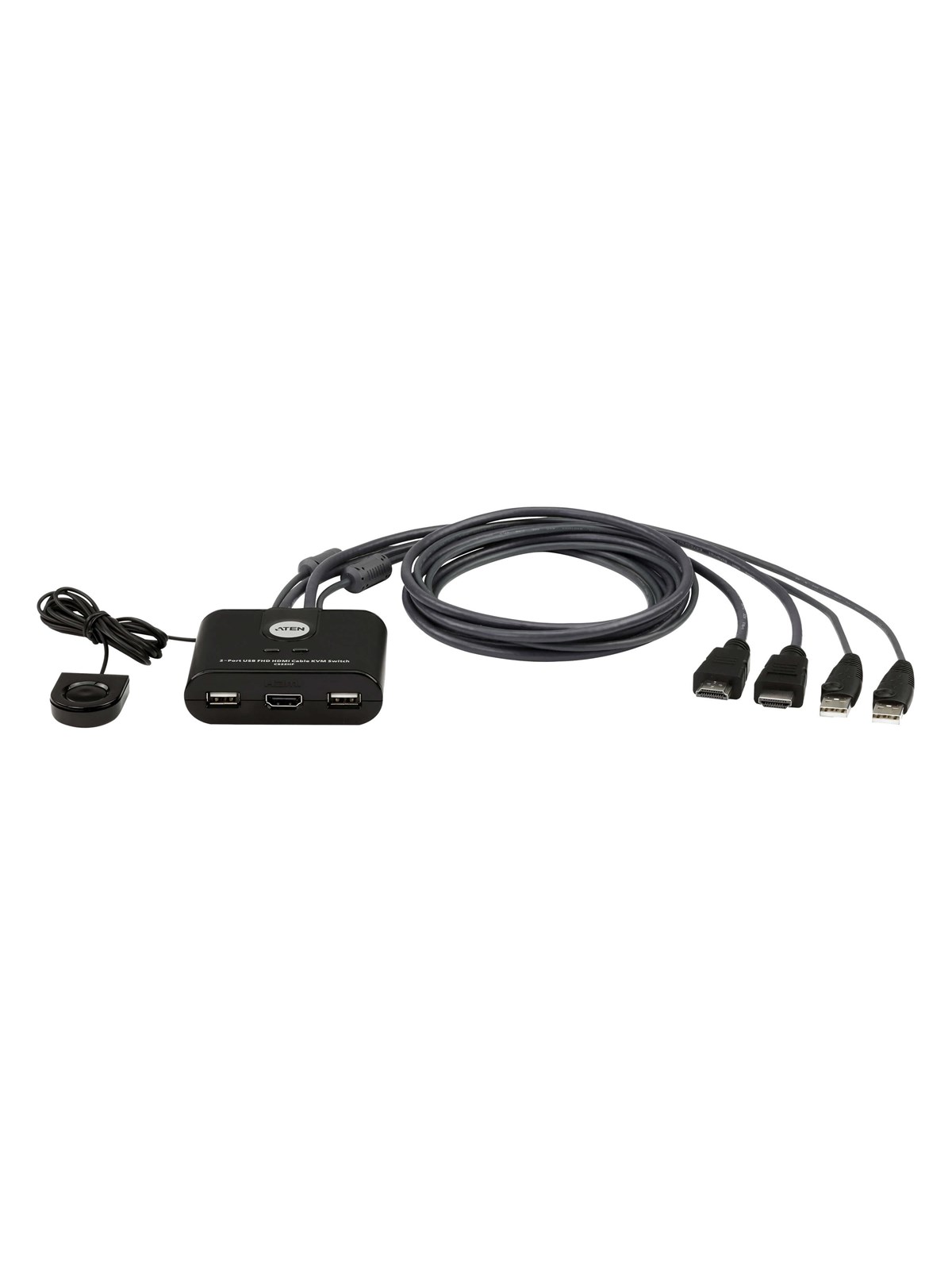 ATEN CS22HF 2-Port USB FHD HDMI Cable KVM Switch