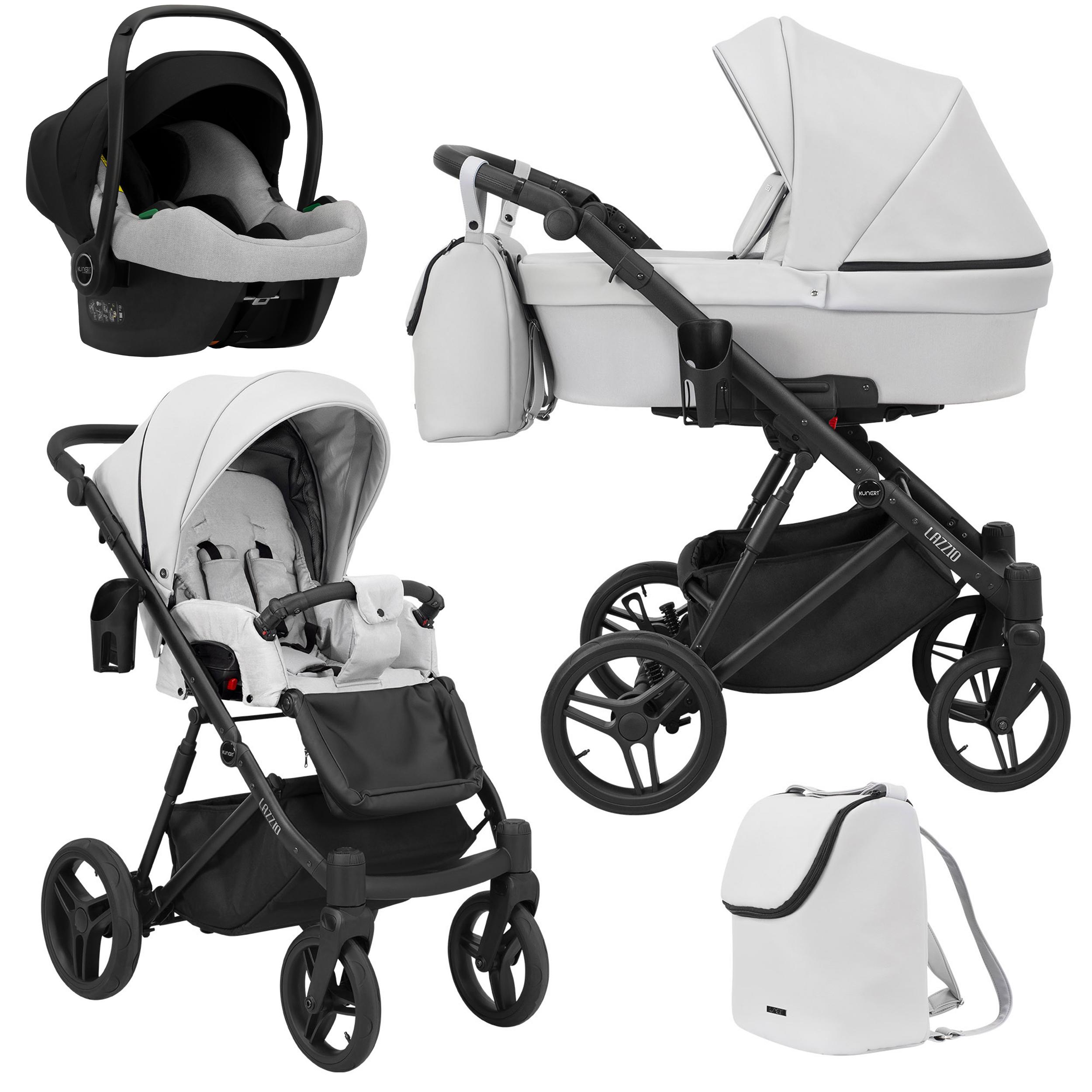 Kinderwagen Kunert Lazzio 3in1 - Farbe: Hellgrau Eco
