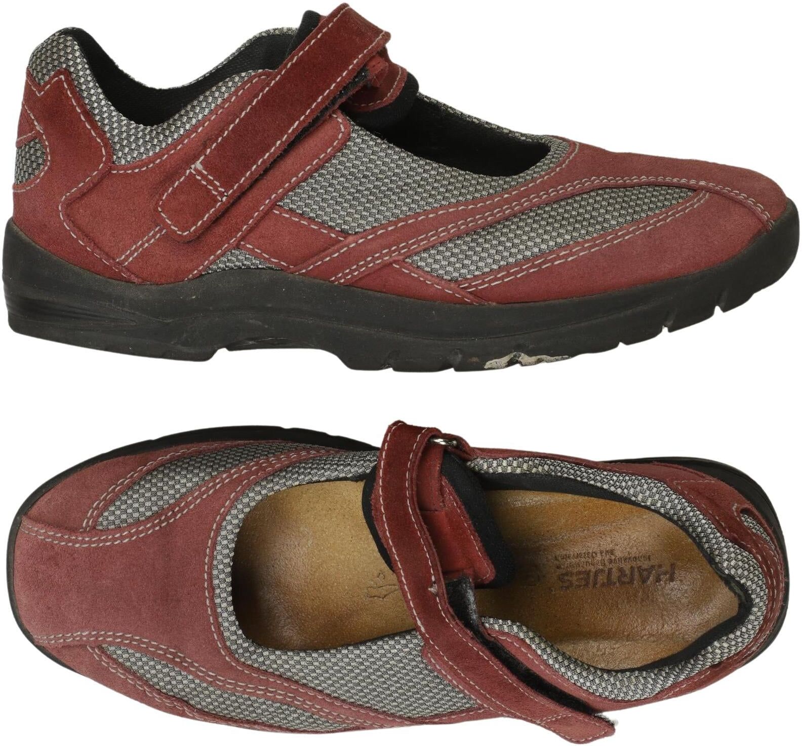 Hartjes Damen Sandalen, Rot, Gr. EU 37,5 (UK 4.5), Leder - Second Hand