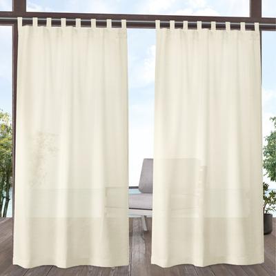 ATI Home Miami Tab Top Window Curtain Panel Pair