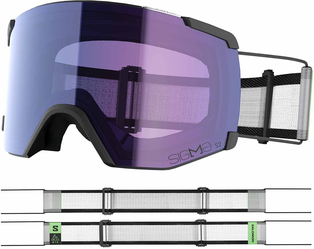 Salomon - Masque de ski/snowboard - S/View Sigma Mtn Black - Noir