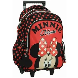 Disney, Kindergartentasche, Minnie Red Dots rollende Schultasche, Tasche 46 cm