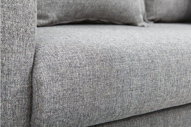 Miliboo Design-Sofa 3 Plätze Grau KATE