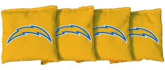 Skip's Garage Los Angeles Chargers NFL Blue Cornhole Bags