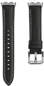 Everyday Crate Honor Band 9 Genuine Leather Watch Band Adjustable Replacement Strap black