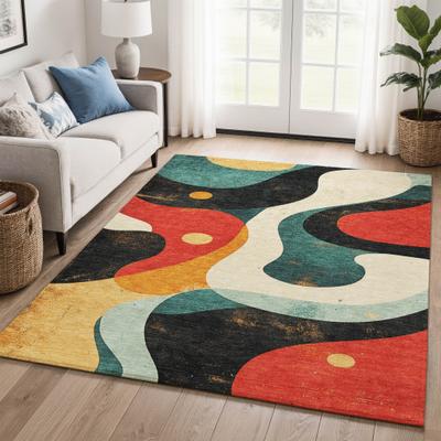 Addison Rugs Premium Washable Super Soft Abstract Hector Mayfield Rug
