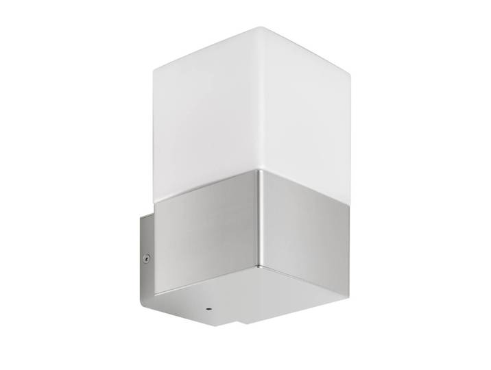 LCD Außenwandleuchte LINUS, alu / grau / zink, Edelstahl, Modern