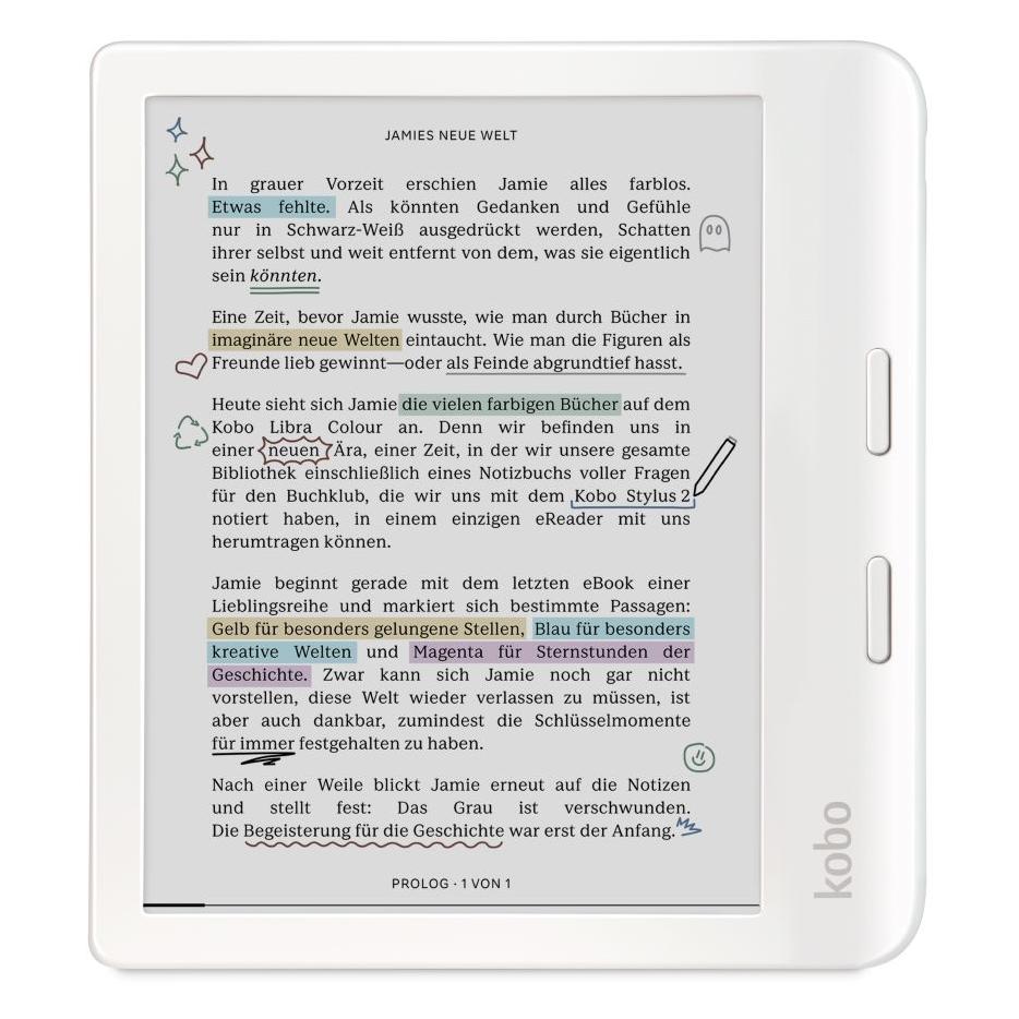 Kobo Libra Colour (7", 32 GB) (N428-KU-WH-K-CK)