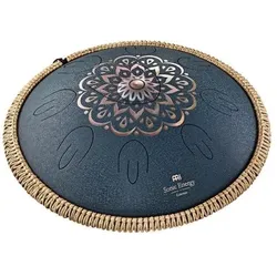 Meinl Sonic Energy Steel Tongue Drum OSTD2NBE mit Stimmgabel, Perkussion, Blau