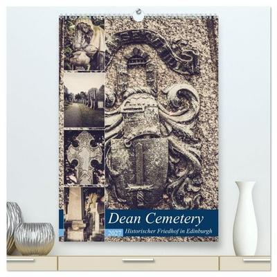 Dean Cemetery - Historischer Friedhof Edinburgh (hochwertiger Premium Wandkalender 2027 DIN A2 hoch), Kunstdruck in Hochglanz