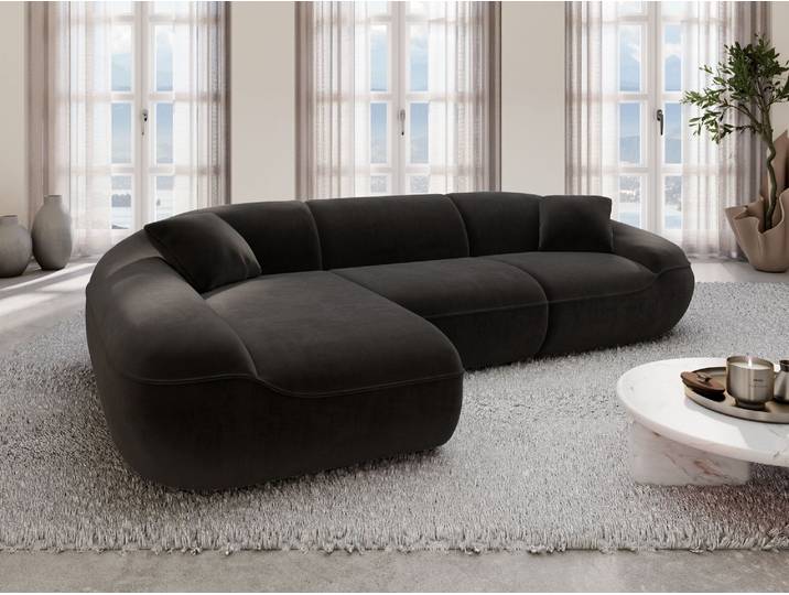 Ecksofa Solmare L-Form aus Stoff