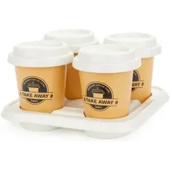 Balvi, Tasse, Kaffeetassen-Set - Take Away (4x)