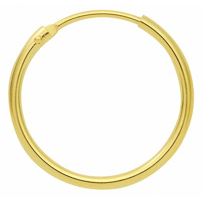 Paar Creolen ADELIA´S "Damen Goldschmuck 1 Paar 333 Gold Ohrringe / Creolen Ø 25 mm", gold, Ohrringe, Damen, Damen, Gold, 333 Gold Goldschmuck für Damen