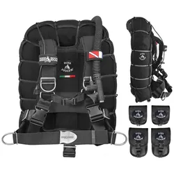 DiveSystem - Fly-Tech Wing-Jacket - Farbe: Schwarz - Größe: S/M