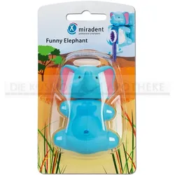 MIRADENT Zahnbürstenhalter Funny Elefant 1 St