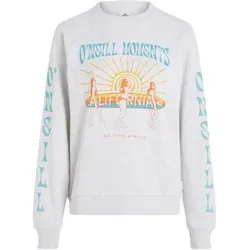 O'NEILL Damen Pullover BEACH VINTAGE CREW, Größe S in Weiß Weiß