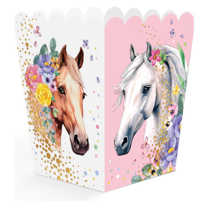 Globos Europe Popcorn Box Pferde (8 Stk.) (70436000)