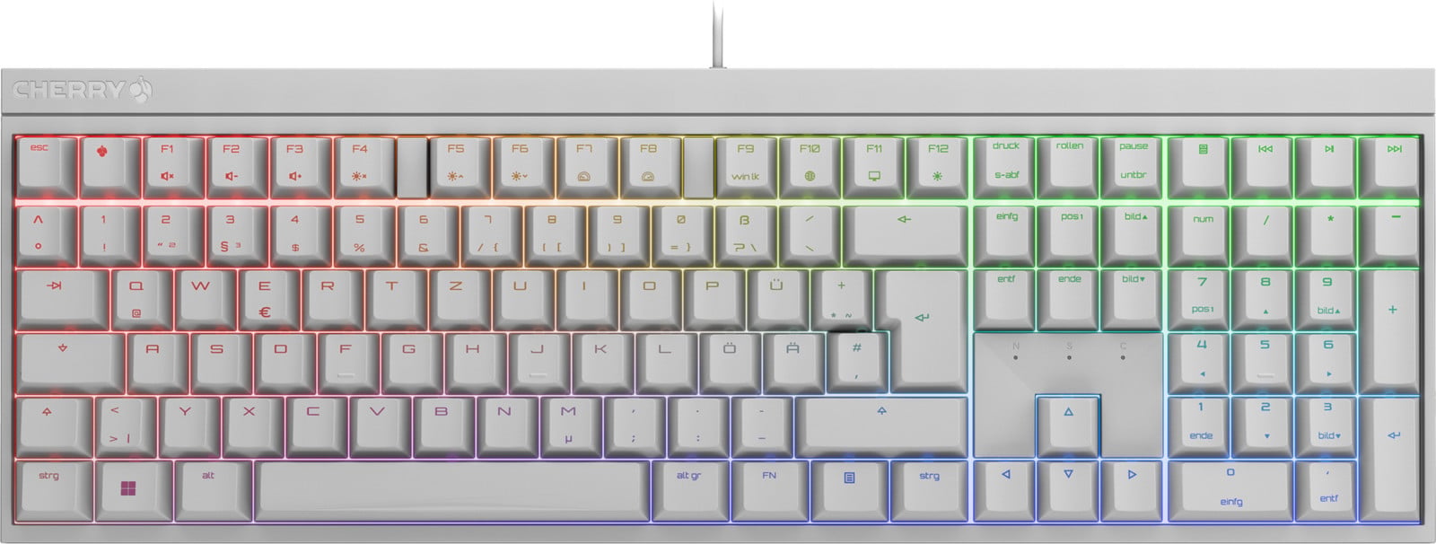Cherry G80-3821LXADE-0 MX 2.0S Gaming-toetsenbord, wit