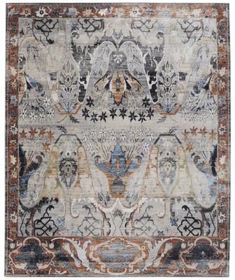 Grand Bazaar Claymore Machine Made Ikat Transitional Area Rug