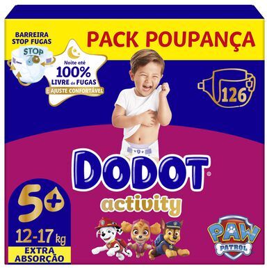 Dodot Activity 12-17 kg T5+ 126 un