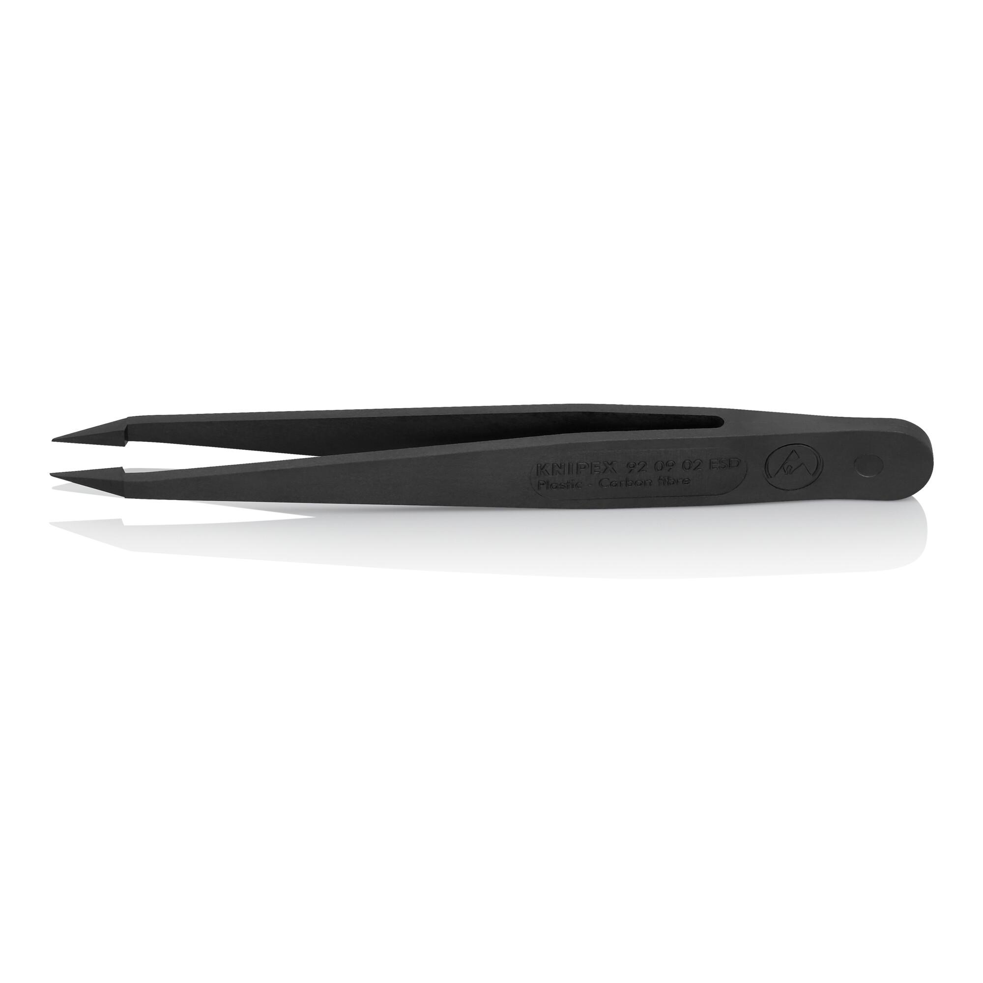 KNIPEX 92 09 02 ESD Kunststoffpinzette ESD Glatt 115 mm)
