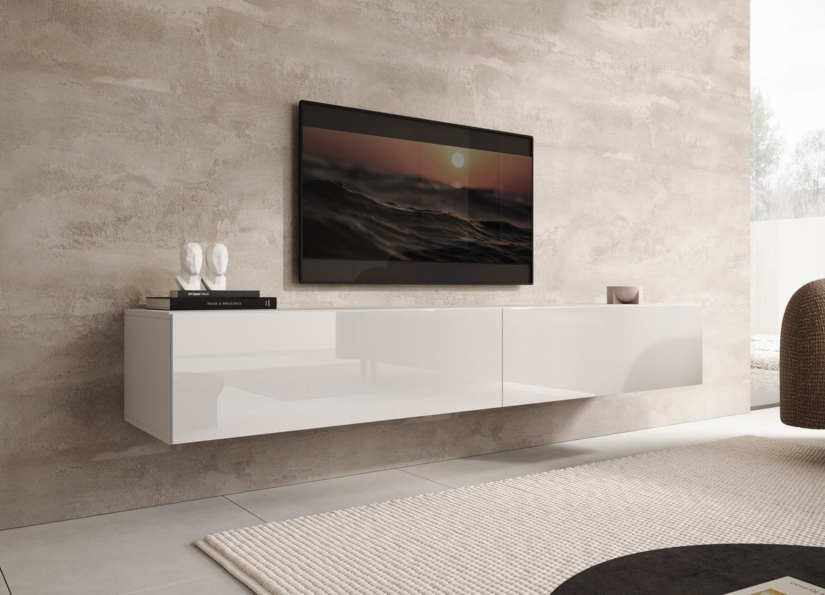 Meubella TV-meubel Palm Wit 200 cm