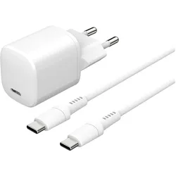 eSTUFF INFINITE Charger Kit PD 20W (20 W, 1 Port), USB Ladegerät, Weiss