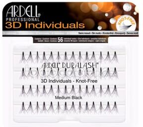 Ardell Pestanas Postiças 3D Individuais #Medium Black 56 Unds