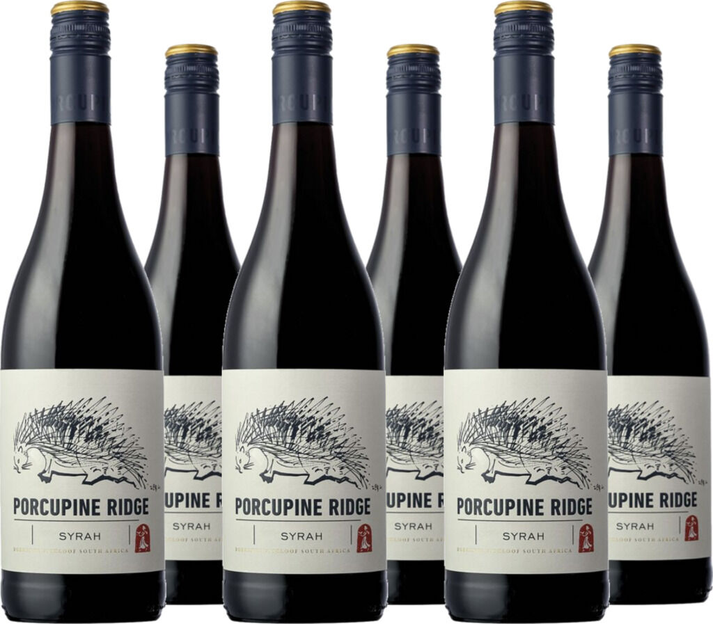 6er Vorteilspaket Porcupine Ridge Syrah 2024 Boekenhoutskloof
