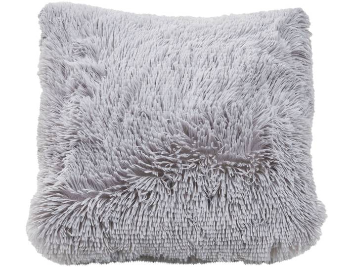 Fellkissen DONE. Flurry , grau (silber, felloptik unifarben), B:50cm H:20cm L:50cm, Obermaterial: 100% Polyester, Dekokissen_Sitzkissen_Kissenhüllen, Fellkissen, inklusive Füllung