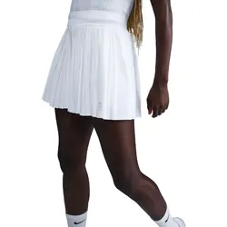 NIKE Court Ace Advantage High-Waist Falten-Tennisrock Damen 100 - white/white S