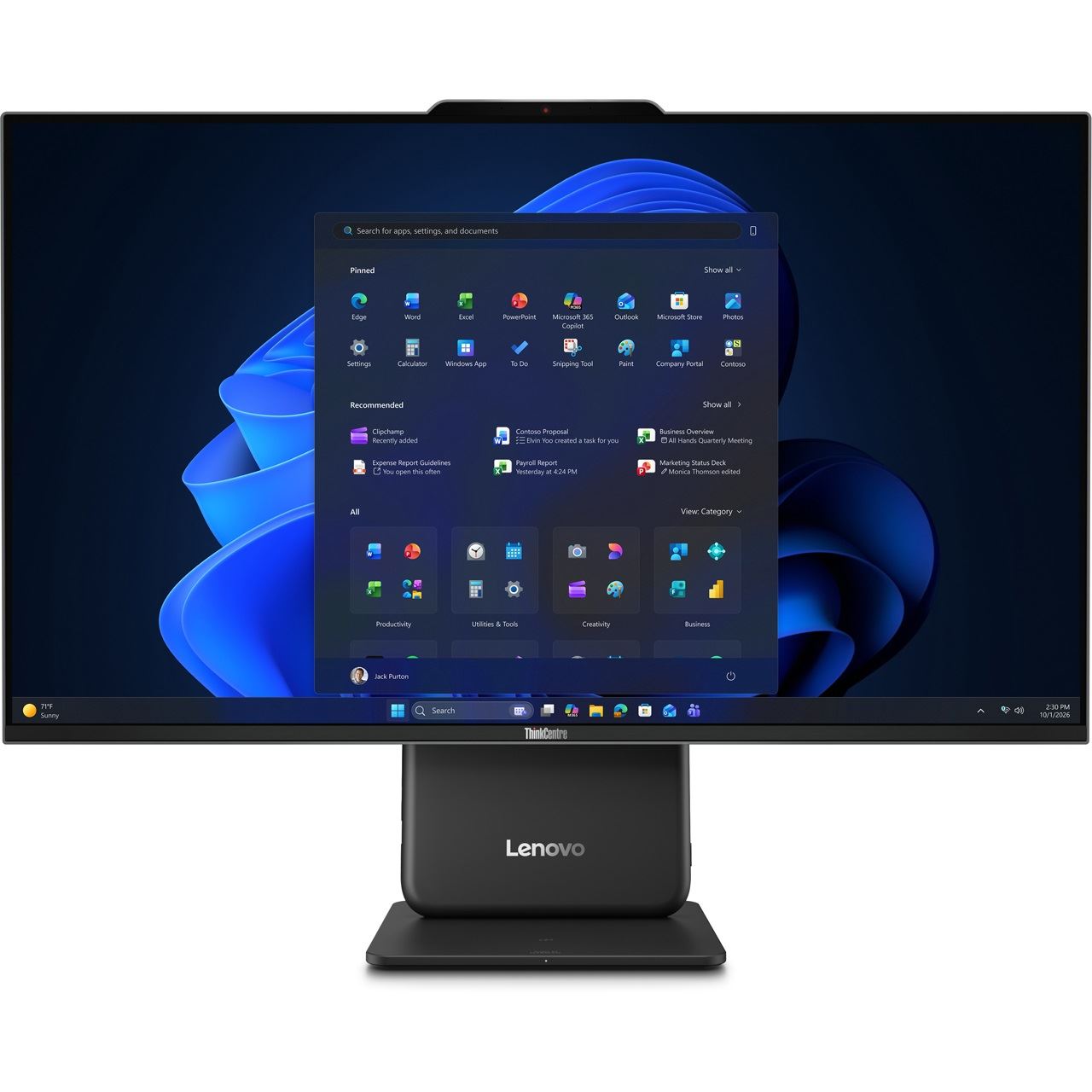 27" (68,58cm) Lenovo NEO 50A G7 C5-320 16GB 512GB SSD FHD NT W11P
